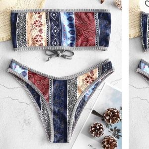 NWT Tribal Print Bikini!